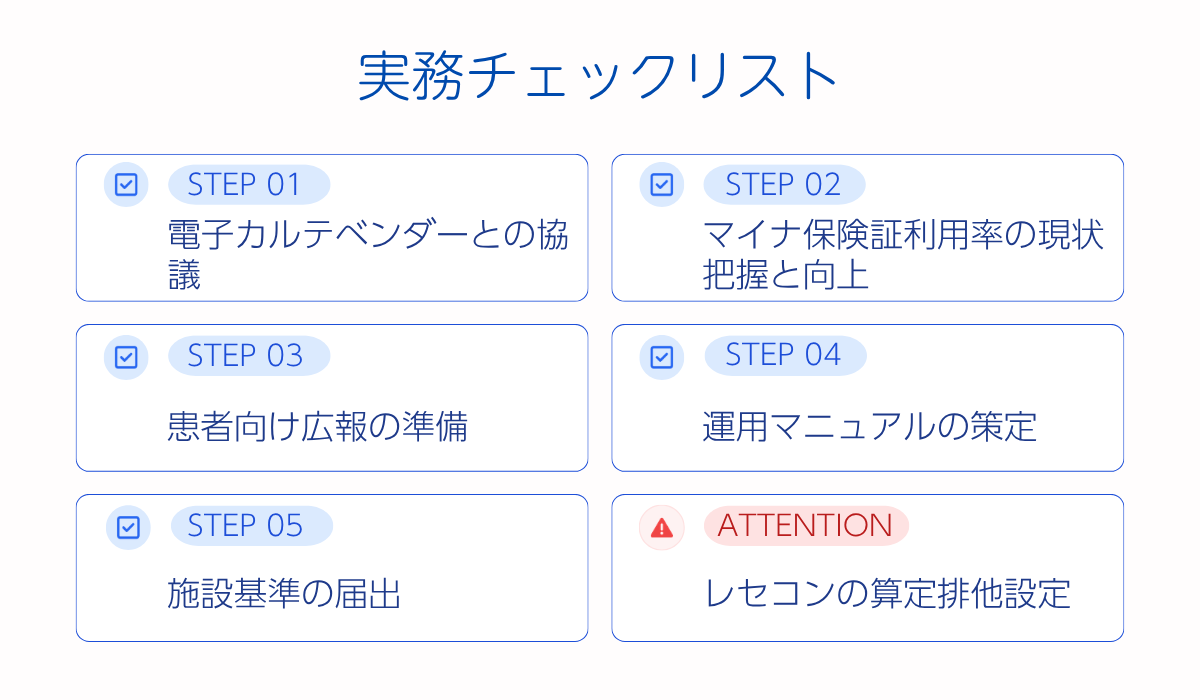 実務チェックリスト