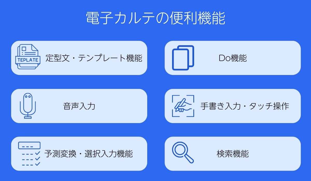電子カルテの便利機能